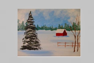 BYOB Painting: Red House in Snow (UWS)